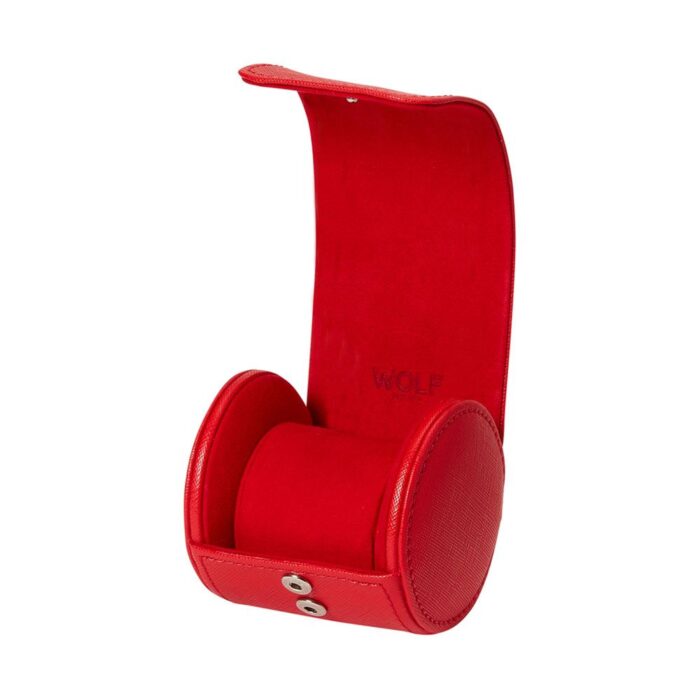 wolf single watch roll tutti frutti red 01 Watch Winders, Watch Boxes & Watch Safes WOLF Single Watch Roll Tutti Frutti Red