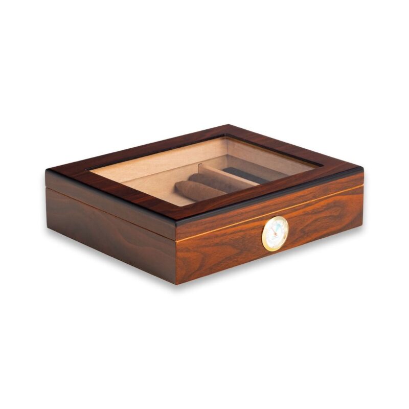 bey berk 12 cigar humidor finley walnut wood 0 Watch Winders, Watch Boxes & Watch Safes Watch Winders, Watch Boxes & Watch Safes