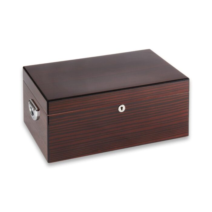 bey berk 200 cigar humidor panama walnut high lacquered 00 Watch Winders, Watch Boxes & Watch Safes Bey Berk 200 Cigar Humidor Panama Walnut High Lacquered