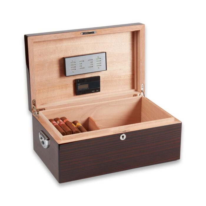 bey berk 200 cigar humidor panama walnut high lacquered Watch Winders, Watch Boxes & Watch Safes Bey Berk 200 Cigar Humidor Panama Walnut High Lacquered