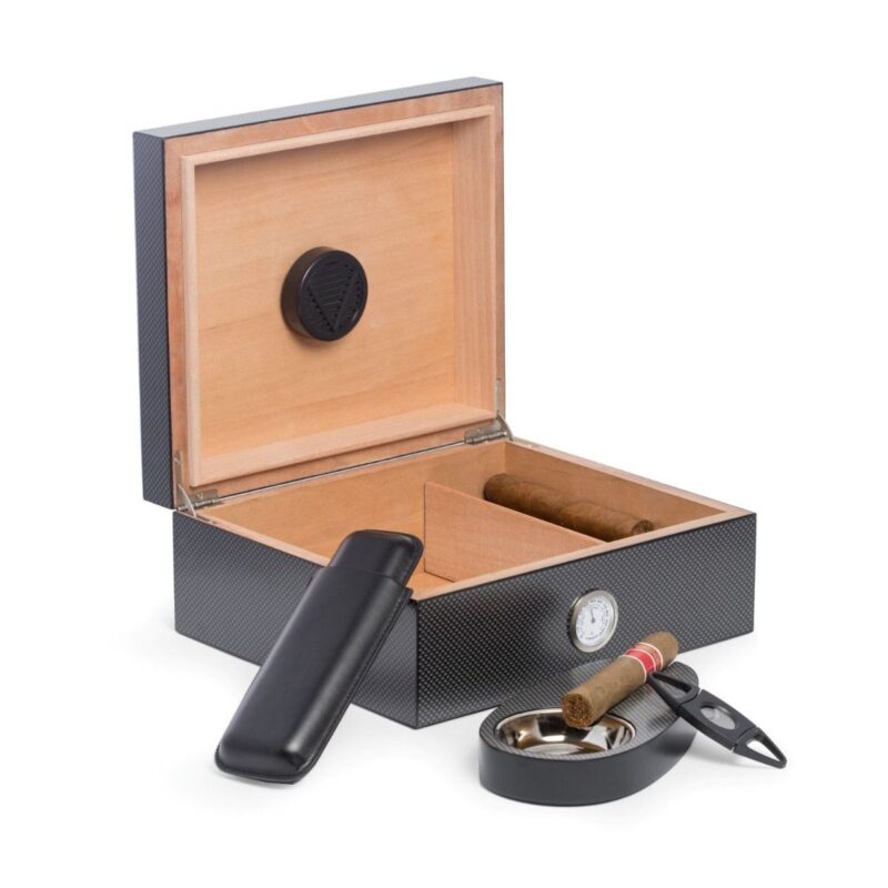 bey berk 6 cigar humidor set with 50 cigar humidor cigar ashtray double cigar travel case and cutter 0 Watch Winders, Watch Boxes & Watch Safes Watch Winders, Watch Boxes & Watch Safes