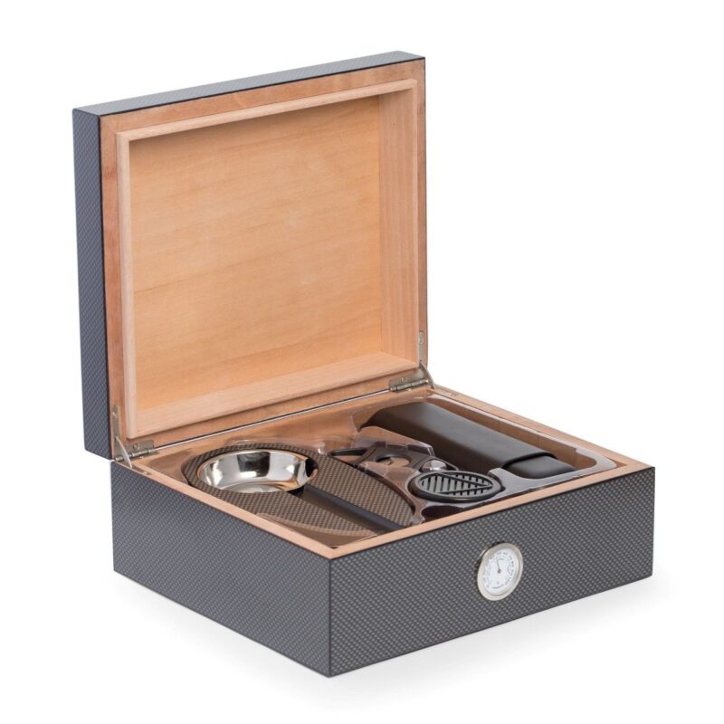 bey berk 6 cigar humidor set with 50 cigar humidor cigar ashtray double cigar travel case and cutter Watch Winders, Watch Boxes & Watch Safes Watch Winders, Watch Boxes & Watch Safes