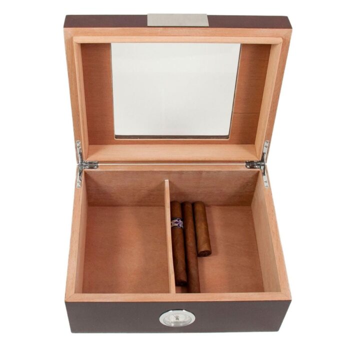bey berk 60 cigar humidor walnut wood 0 Watch Winders, Watch Boxes & Watch Safes Bey Berk 60 Cigar Humidor Walnut Wood