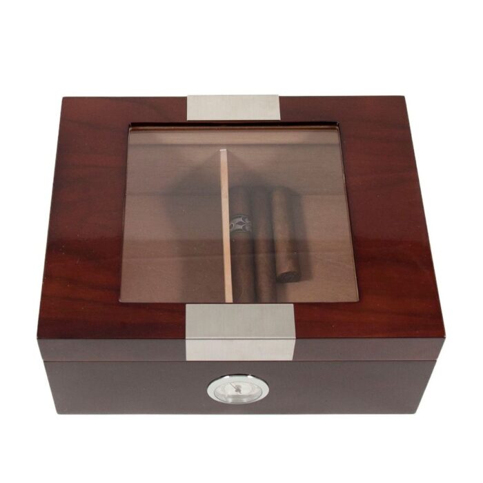 bey berk 60 cigar humidor walnut wood 000 Watch Winders, Watch Boxes & Watch Safes Bey Berk 60 Cigar Humidor Walnut Wood