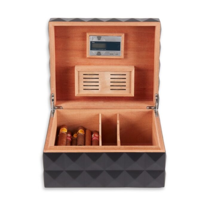 bey berk 75 cigar humidor richie pyramid design 0 Watch Winders, Watch Boxes & Watch Safes Bey Berk 75 Cigar Humidor Richie Pyramid Design