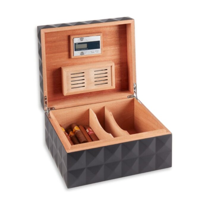 bey berk 75 cigar humidor richie pyramid design Watch Winders, Watch Boxes & Watch Safes Bey Berk 75 Cigar Humidor Richie Pyramid Design