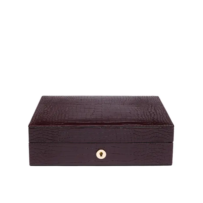 rapport large humidor heritage brown 01 Watch Winders, Watch Boxes & Watch Safes Rapport Large Humidor Heritage Brown