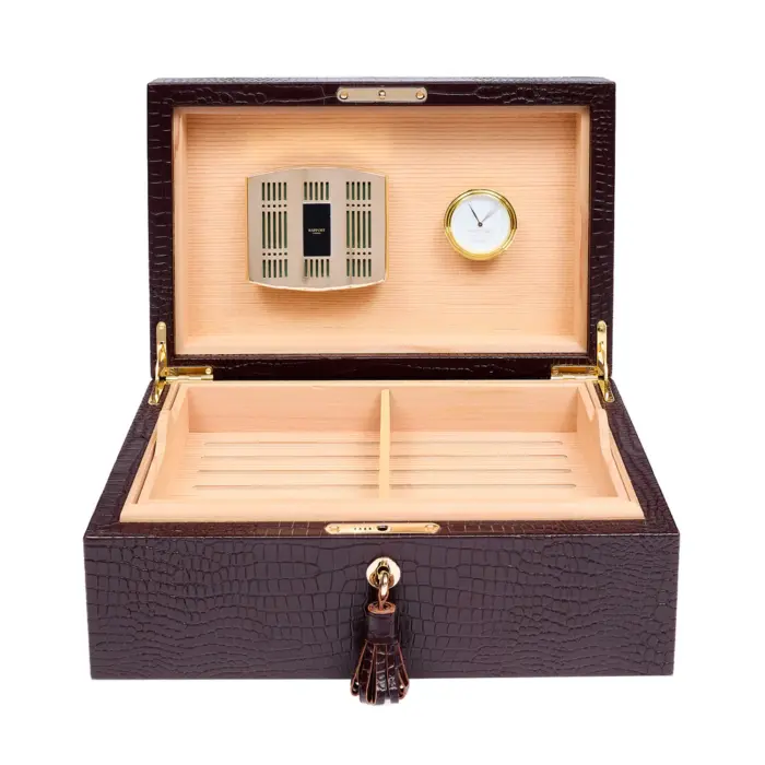 rapport large humidor heritage brown Watch Winders, Watch Boxes & Watch Safes Rapport Large Humidor Heritage Brown
