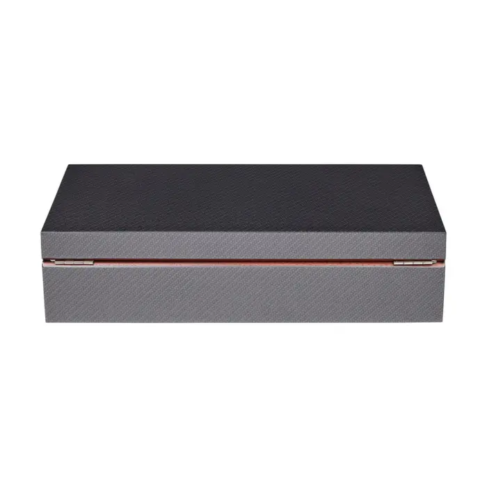 rapport optic 5 piece watch box carbon fibre l284 back Watch Winders, Watch Boxes & Watch Safes Rapport Optic 5 Piece Watch Box Carbon Fibre L284