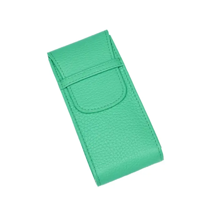rapport single watch pouch portobello light green 01 Watch Winders, Watch Boxes & Watch Safes Rapport Single Watch Pouch Portobello Light Green