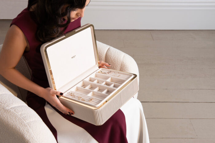 wolf jewellery box large bella bone 00000 Watch Winders, Watch Boxes & Watch Safes WOLF Jewellery Box Large Bella Bone
