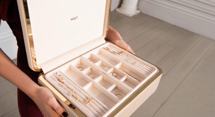 wolf jewellery box large bella bone 000000 Watch Winders, Watch Boxes & Watch Safes WOLF Jewellery Box Large Bella Bone
