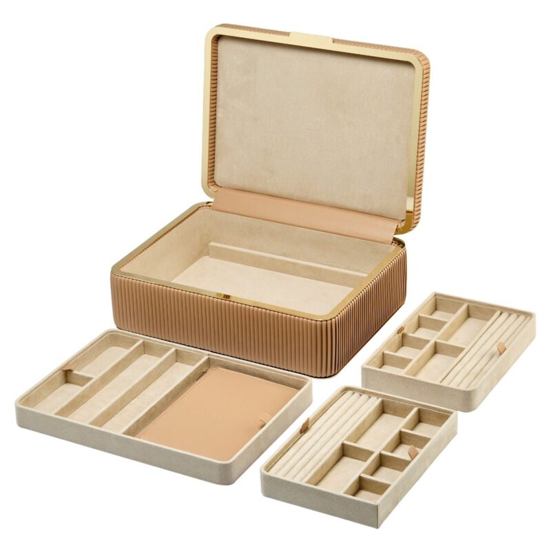 wolf jewellery box large bella mocha 0000 Watch Winders, Watch Boxes & Watch Safes WOLF Jewellery Box Large Bella Mocha