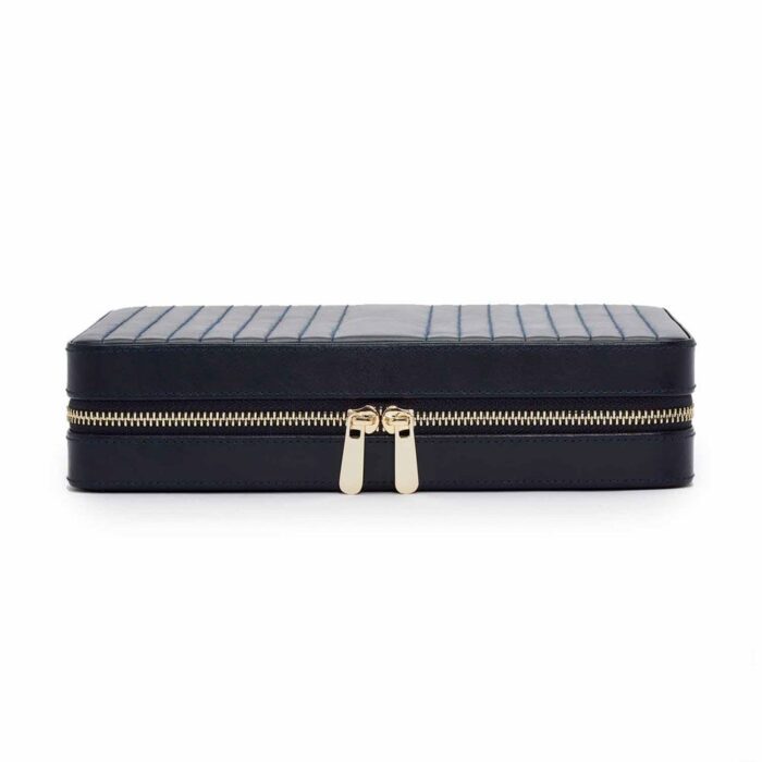 wolf jewellery large zip case maria navy Watch Winders, Watch Boxes & Watch Safes WOLF Jewellery Large Zip Case Maria Navy