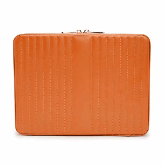 wolf jewellery large zip case maria tangerine 00 Watch Winders, Watch Boxes & Watch Safes WOLF Jewellery Large Zip Case Maria Tangerine