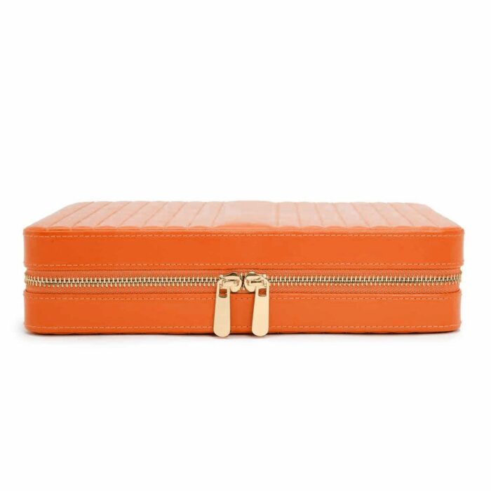 wolf jewellery large zip case maria tangerine Watch Winders, Watch Boxes & Watch Safes WOLF Jewellery Large Zip Case Maria Tangerine
