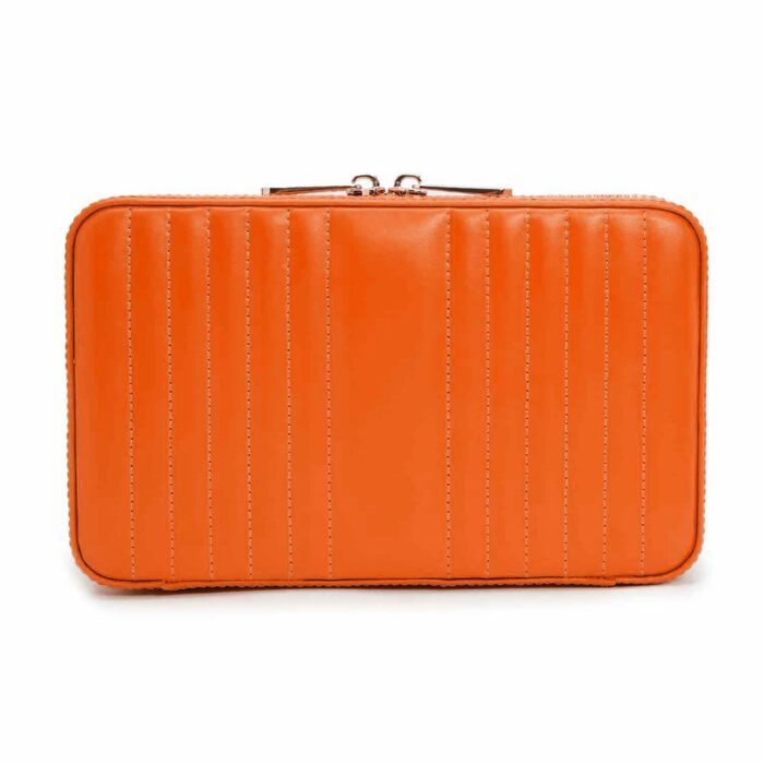 wolf jewellery medium zip case maria tangerine 00 Watch Winders, Watch Boxes & Watch Safes WOLF Jewellery Medium Zip Case Maria Tangerine