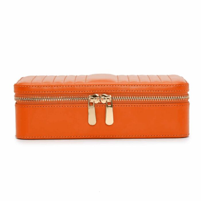 wolf jewellery medium zip case maria tangerine Watch Winders, Watch Boxes & Watch Safes WOLF Jewellery Medium Zip Case Maria Tangerine