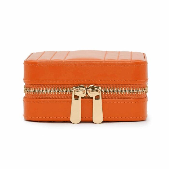 wolf jewellery small zip case maria tangerine Watch Winders, Watch Boxes & Watch Safes WOLF Jewellery Small Zip Case Maria Tangerine