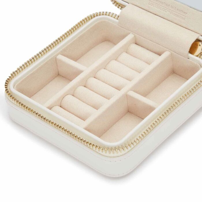 wolf jewellery small zip case maria white 0000 Watch Winders, Watch Boxes & Watch Safes WOLF Jewellery Small Zip Case Maria White