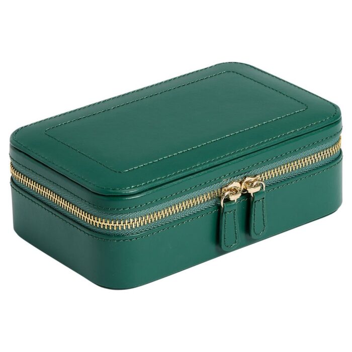wolf jewellery travel zip case sophia forest green 0 Watch Winders, Watch Boxes & Watch Safes WOLF Jewellery Travel Zip Case Sophia Forest Green