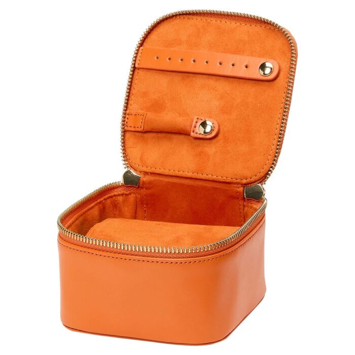 wolf jewellery zip cube maria tangerine 00 Watch Winders, Watch Boxes & Watch Safes WOLF Jewellery Zip Cube Maria Tangerine