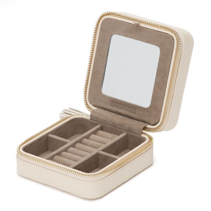 wolf jewelry zip travel case caroline ivory 00 Watch Winders, Watch Boxes & Watch Safes WOLF Jewelry Zip Travel Case Caroline Ivory