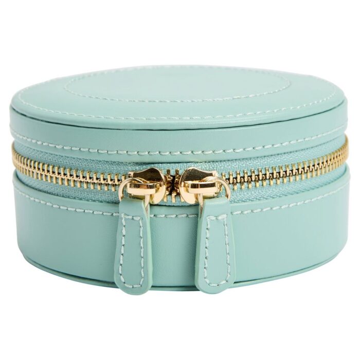wolf sophia mini jewelry round zip case jade Watch Winders, Watch Boxes & Watch Safes WOLF Sophia Mini Jewelry Round Zip Case Jade