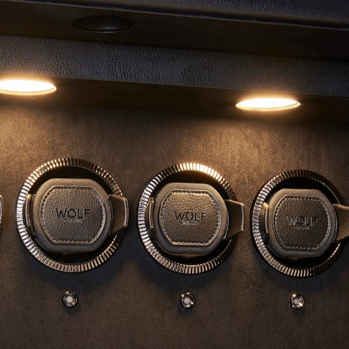 wolf athos 12 piece watch winder and jewelry safe black 2 Watch Winders, Watch Boxes & Watch Safes WOLF Athos 12 Piece Watch Winder and Jewelry Safe Black