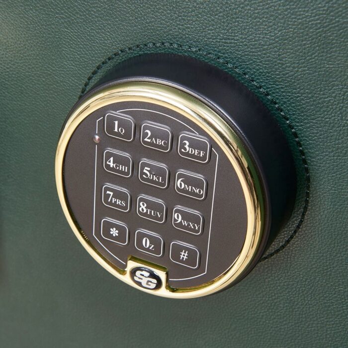 wolf athos watch winder and jewelry safe green detail1 Watch Winders, Watch Boxes & Watch Safes WOLF Athos Watch Winder and Jewelry Safe Green