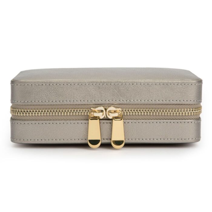 wolf jewelry zip case palermo pewter Watch Winders, Watch Boxes & Watch Safes WOLF Jewelry Zip Case Palermo Pewter