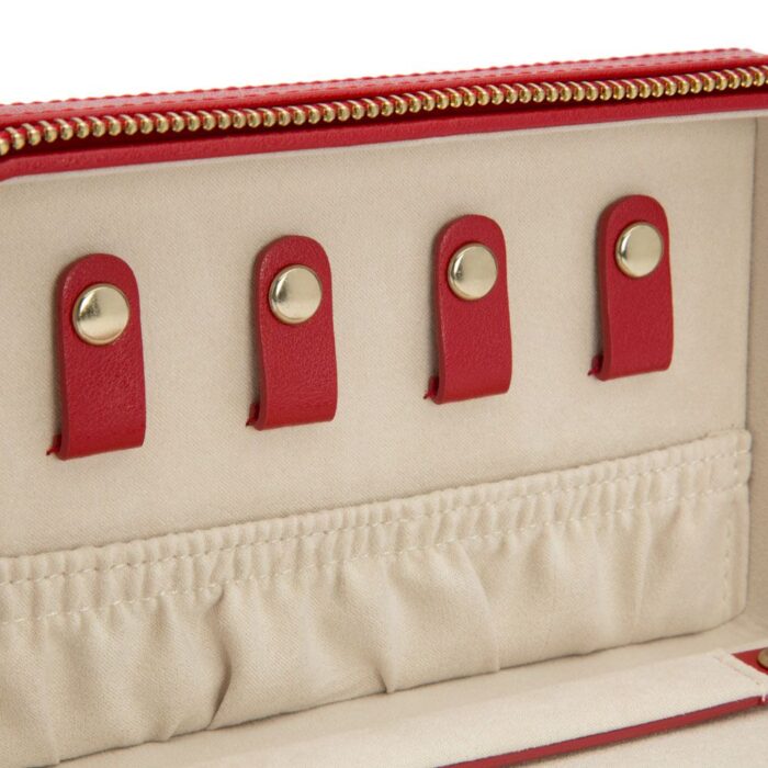 wolf jewelry zip case palermo red 3 Watch Winders, Watch Boxes & Watch Safes WOLF Jewelry Zip Case Palermo Red