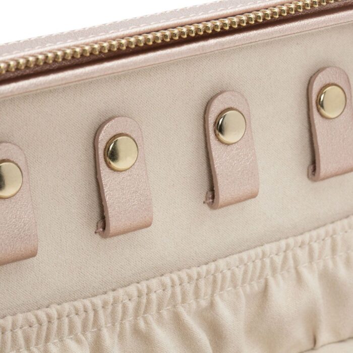 wolf jewelry zip case palermo rose gold 3 Watch Winders, Watch Boxes & Watch Safes WOLF Jewelry Zip Case Palermo Rose Gold