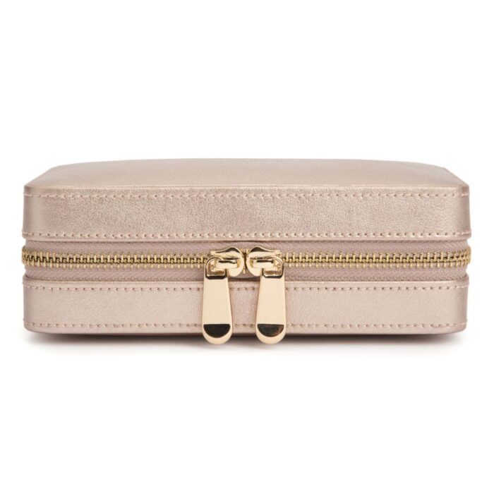 wolf jewelry zip case palermo rose gold Watch Winders, Watch Boxes & Watch Safes WOLF Jewelry Zip Case Palermo Rose Gold