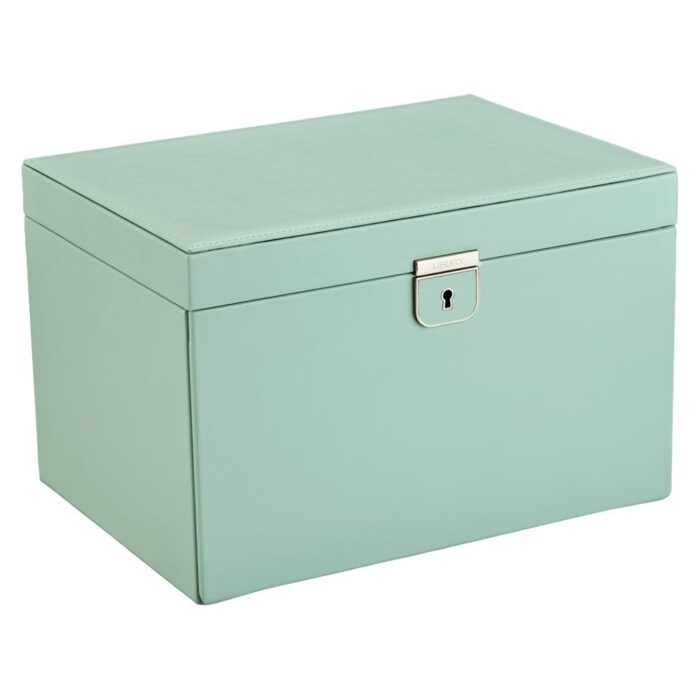 wolf x liberty large jewellery box julia interior print sage green 0 Watch Winders, Watch Boxes & Watch Safes WOLF X LIBERTY Large Jewellery Box Julia Interior Print Sage Green