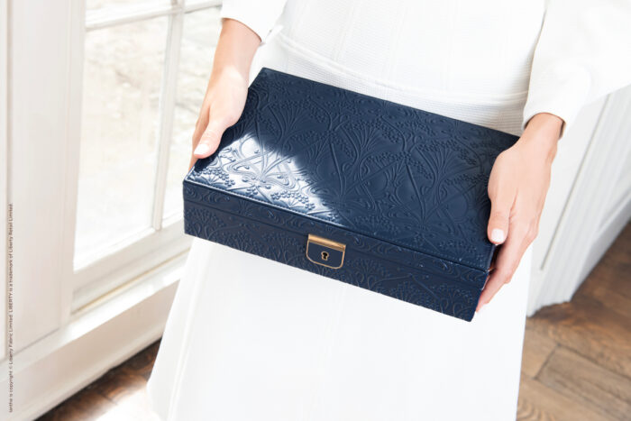 wolf x liberty medium jewellery box all over ianthe navy4 Watch Winders, Watch Boxes & Watch Safes WOLF X LIBERTY Medium Jewellery Box All Over Ianthe Navy