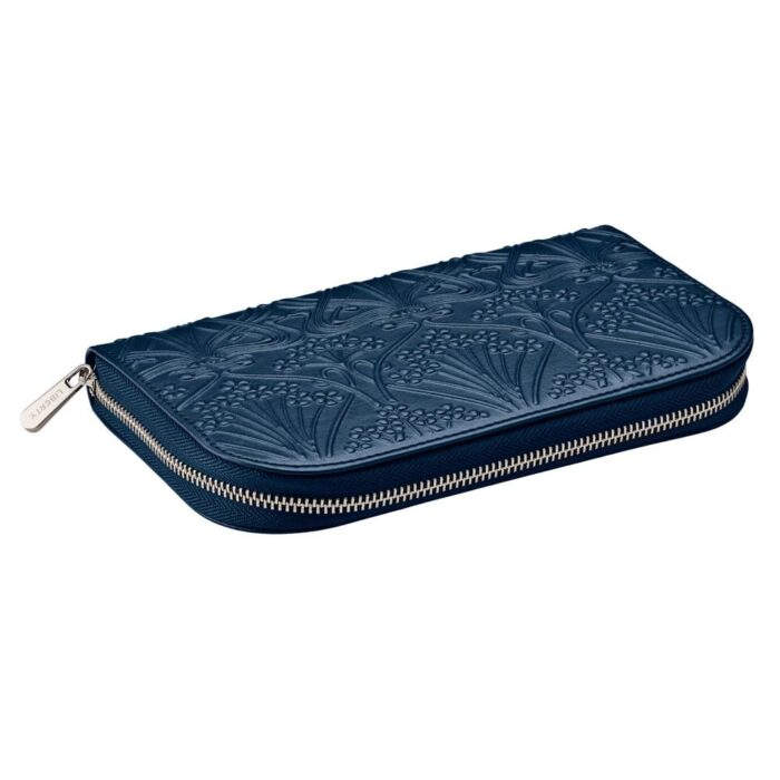 wolf x liberty travel jewellery portfolio all over ianthe navy 0 Watch Winders, Watch Boxes & Watch Safes WOLF X LIBERTY Travel Jewellery Portfolio All Over Ianthe Navy