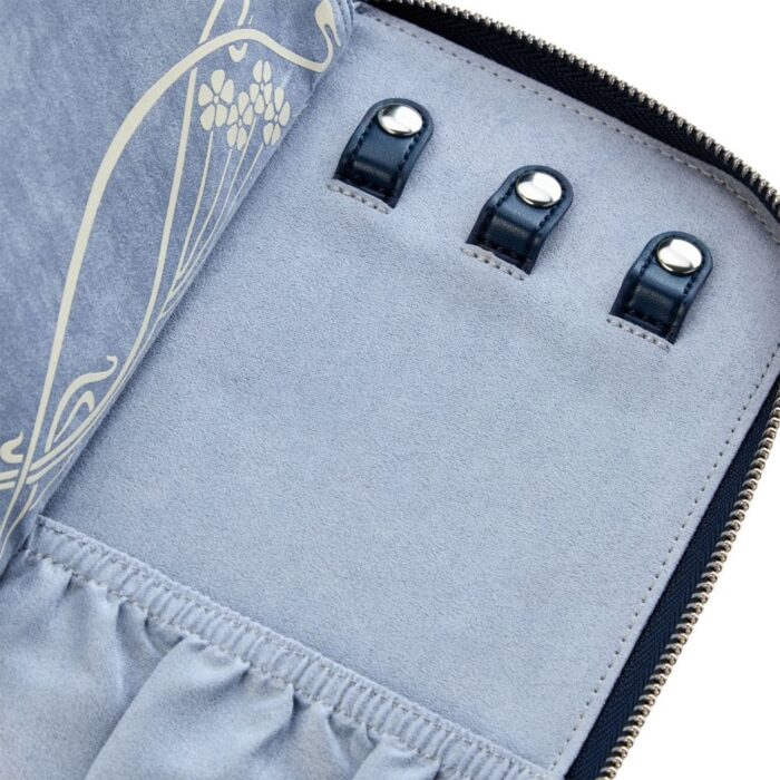 wolf x liberty travel jewellery portfolio all over ianthe navy 3 Watch Winders, Watch Boxes & Watch Safes WOLF X LIBERTY Travel Jewellery Portfolio All Over Ianthe Navy