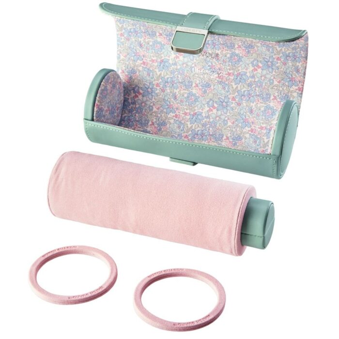 wolf x liberty triple watch roll julia interior print sage green 2 Watch Winders, Watch Boxes & Watch Safes WOLF X LIBERTY Triple Watch Roll Julia Interior Print Sage Green