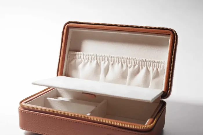 billstone jewellery travel case amour mocha mousse 01 Watch Winders, Watch Boxes & Watch Safes Billstone Jewellery Travel Case Amour Mocha Mousse