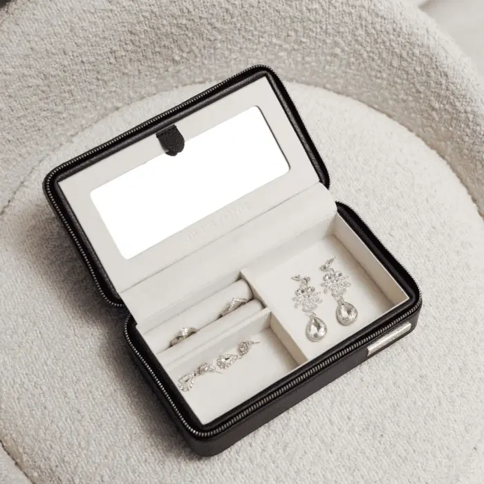 billstone jewellery travel case amour mystique black 0 Watch Winders, Watch Boxes & Watch Safes Billstone Jewellery Travel Case Amour Mystique Black