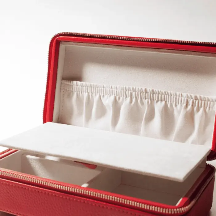 billstone jewellery travel case amour signature red 02 Watch Winders, Watch Boxes & Watch Safes Billstone Jewellery Travel Case Amour Signature Red