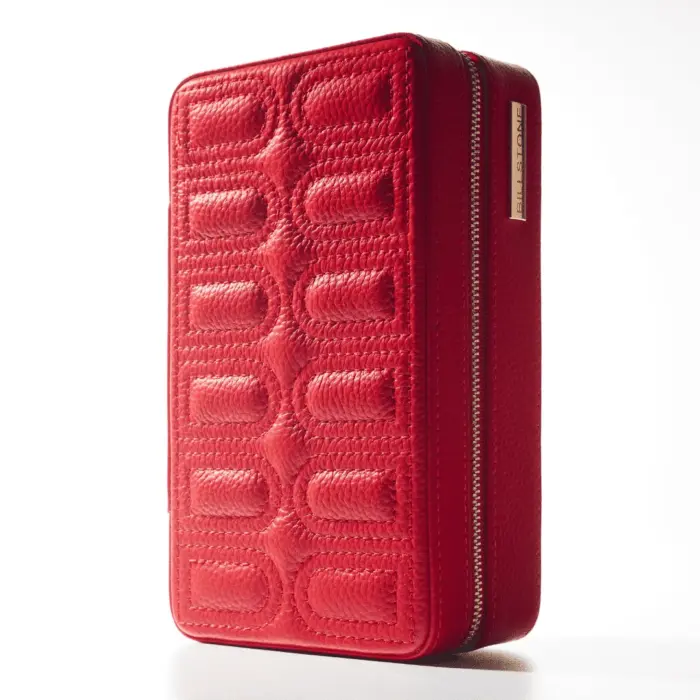 billstone jewellery travel case amour signature red 03 Watch Winders, Watch Boxes & Watch Safes Billstone Jewellery Travel Case Amour Signature Red
