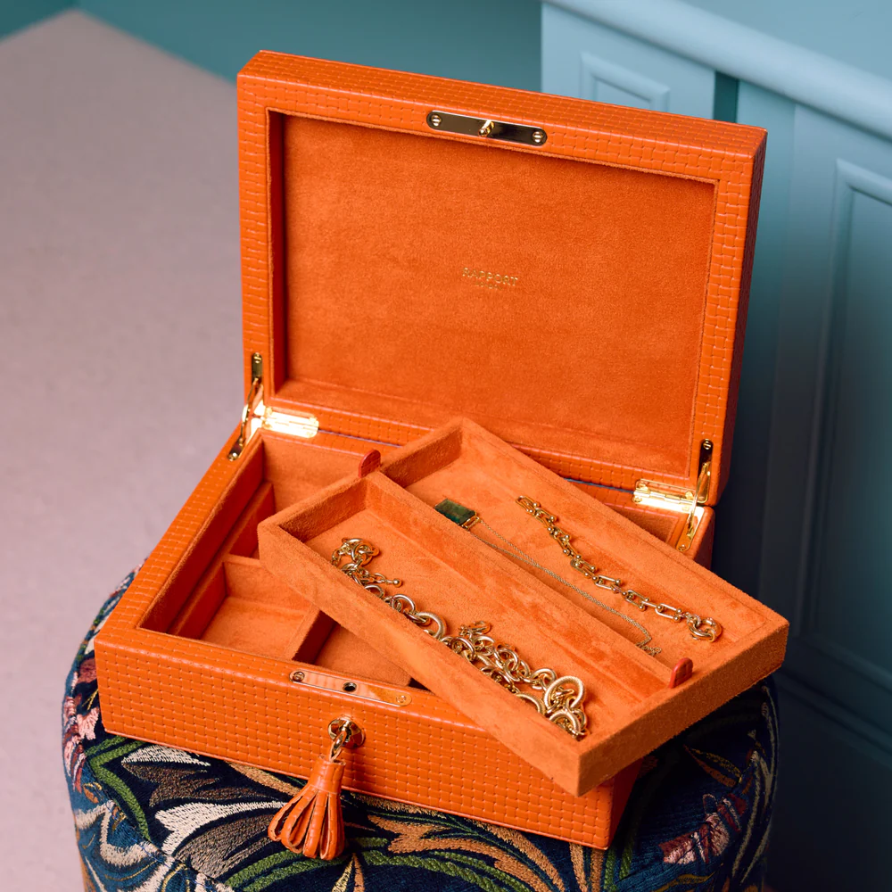 rapport-charlotte-jewellery-box-orange-0 rapport charlotte jewellery box orange 0 Watch Winders, Watch Boxes & Watch Safes Rapport Charlotte Jewellery Box Orange