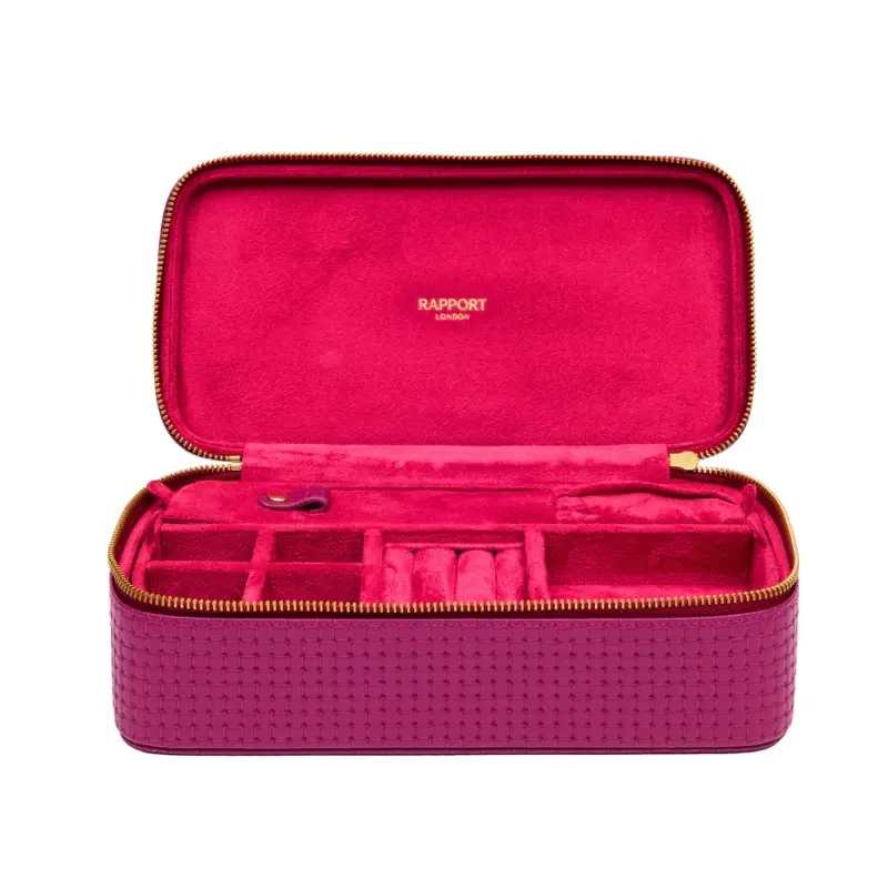 Watch Winders, Watch Boxes & Watch Safes 12 rapport charlotte jewellery case pink Watch Winders, Watch Boxes & Watch Safes Watch Winders, Watch Boxes & Watch Safes