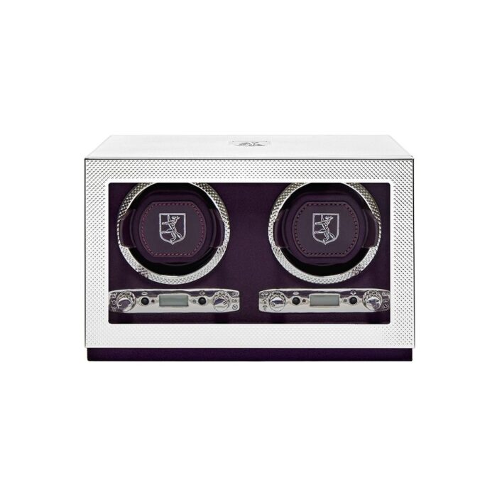 wolf silver double watch winder Watch Winders, Watch Boxes & Watch Safes WOLF Silver Double Watch Winder