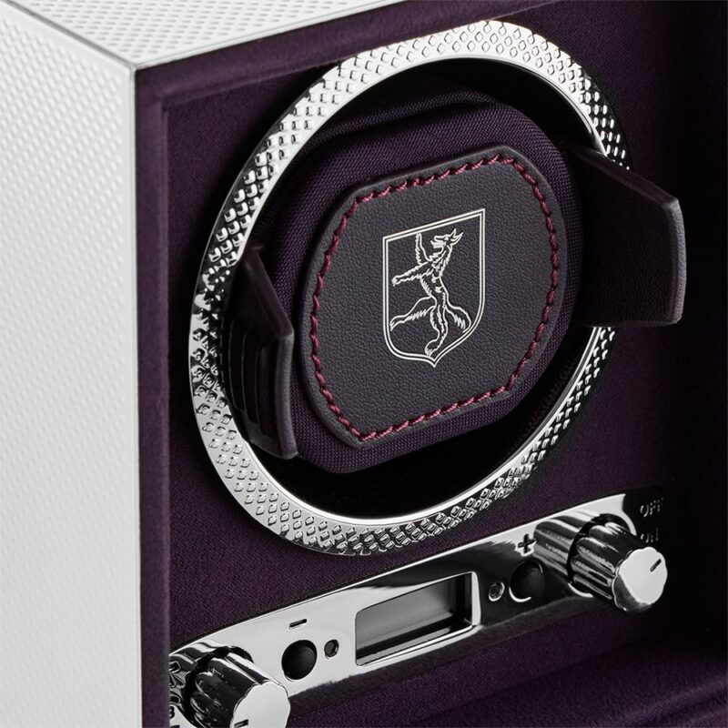 wolf silver single watch winder 02 Watch Winders, Watch Boxes & Watch Safes WOLF Silver Single Watch Winder