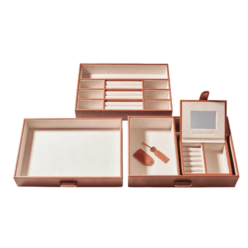 billstone jewellery box amour mocha mousse large 02 Watch Winders, Watch Boxes & Watch Safes Billstone Jewellery Box Amour Mocha Mousse Large