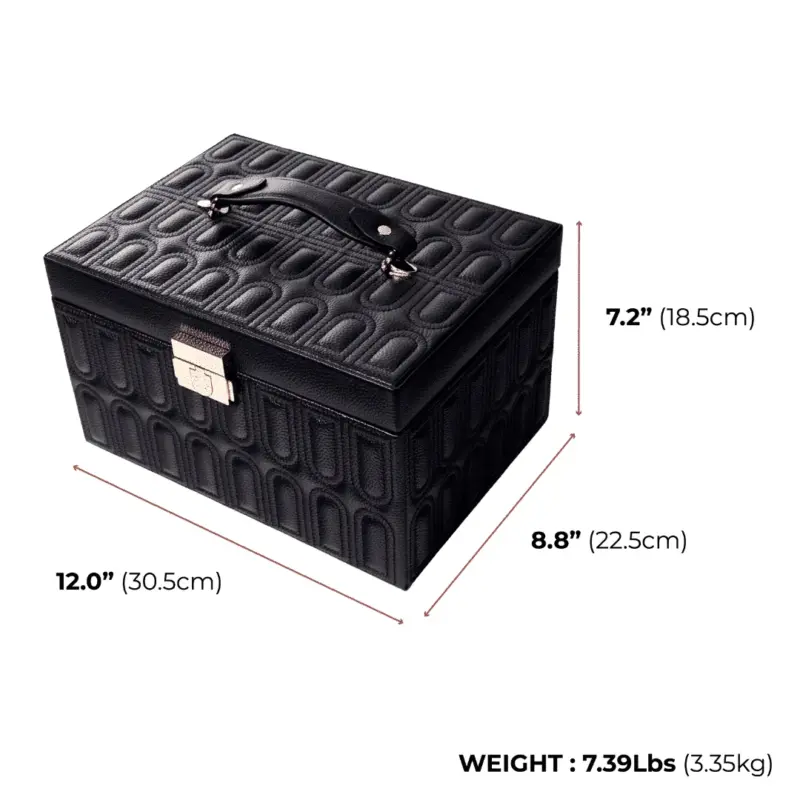 Billstone Jewellery Box Amour Mystique Black Large 3 billstone jewellery box amour mystique black large 03 Watch Winders, Watch Boxes & Watch Safes Billstone Jewellery Box Amour Mystique Black Large