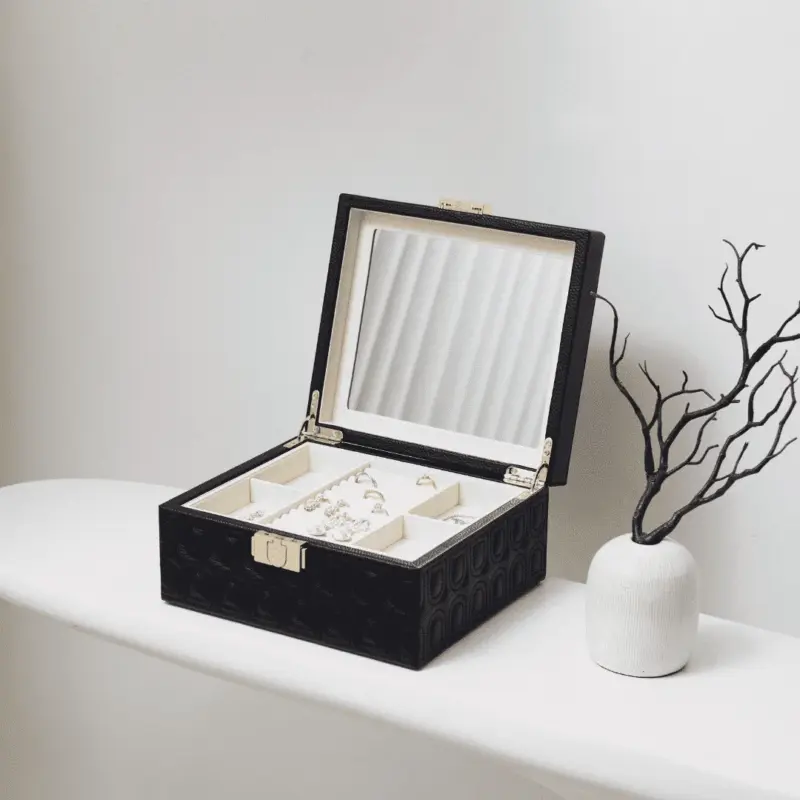 billstone jewellery box amour mystique black medium 0 Watch Winders, Watch Boxes & Watch Safes Billstone Jewellery Box Amour Mystique Black Medium